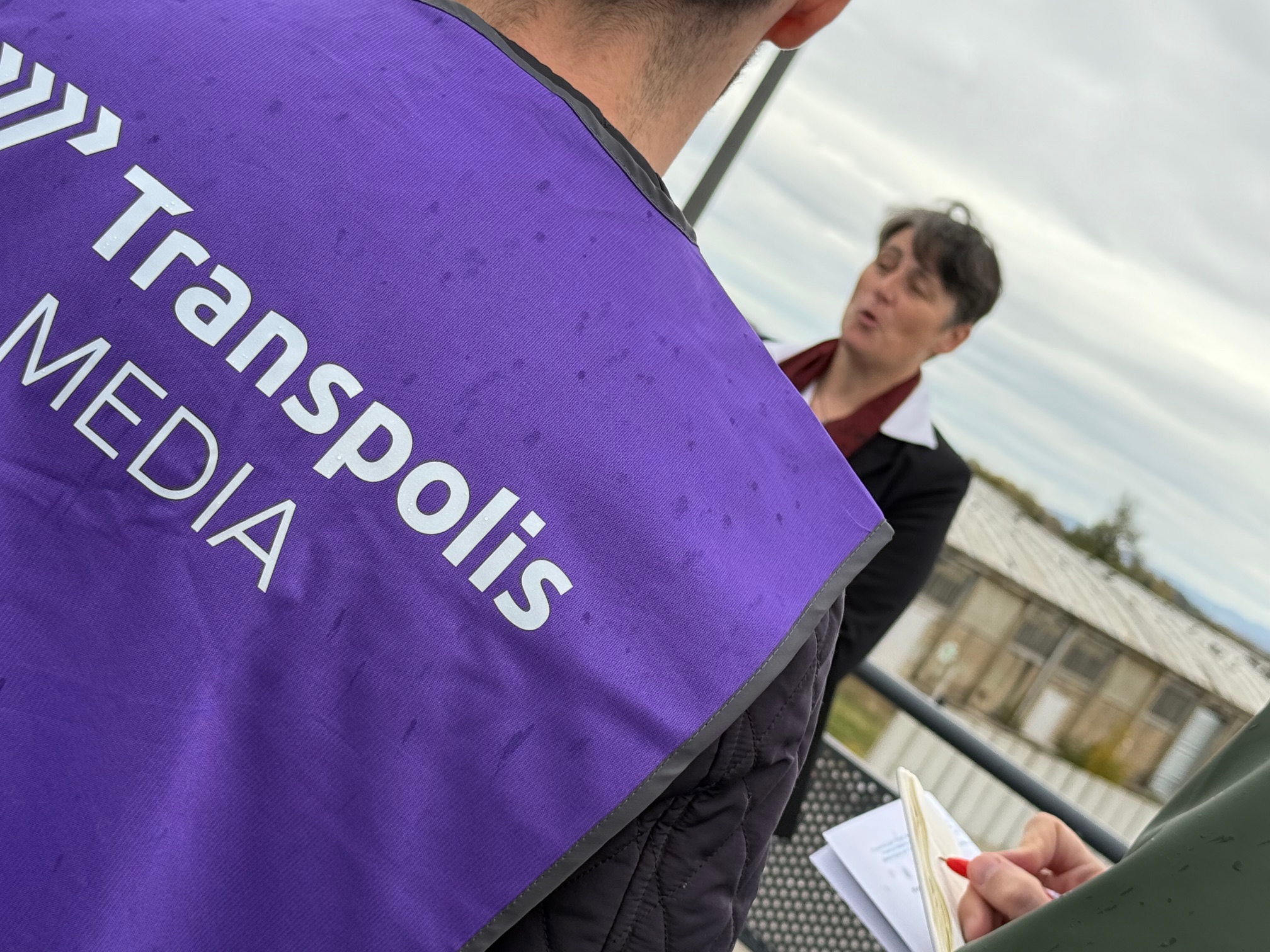 Visite Presse sur le démonstrateur Transpolis